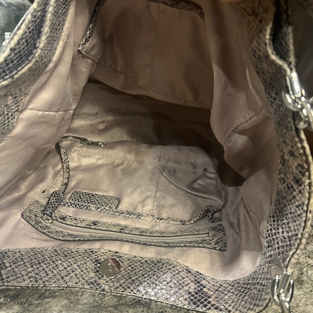 Michael Kors Leather Snakeskin/Python Bag - image 2